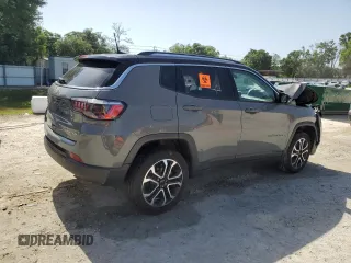2022 Jeep Compass Limited с VIN 3C4NJDCB9NT146236, выставлен на аукционе Copart как лот 57280045 с пробегом 30 841 миль миль и На запчасти • Non repairable. История ставок и продаж доступна на DreamBid. Изображение 3.