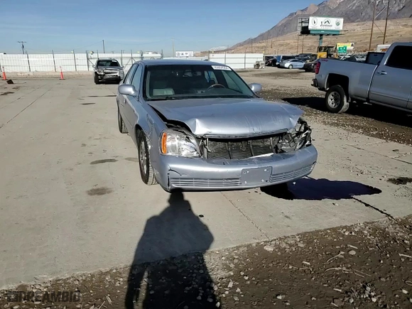 2004 Cadillac DeVille DHS with VIN 1G6KE54Y74U238243, listed as a Copart auction lot 85054564 with 142,652 mi miles and Salvage Title. Bid and sale history available at carsss.com. Image 10.