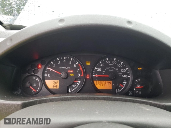 2005 Nissan Frontier SE with VIN 1N6AD06W45C416222, listed as a Copart auction lot 88534725 with 258,572 mi miles and Salvage title. Bid and sale history available at DreamBid. Image 9.