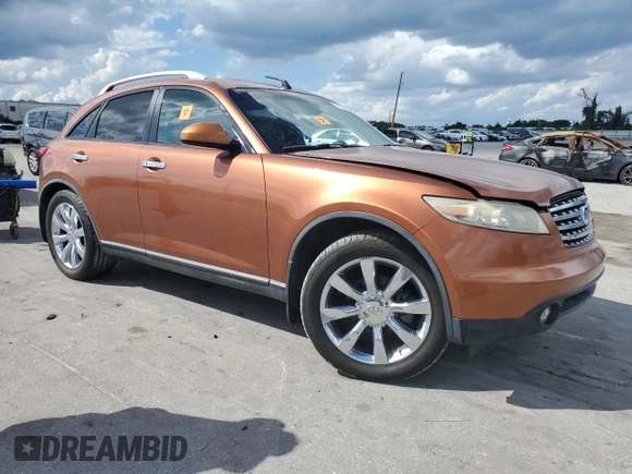 2004 Infiniti FX35 with VIN JNRAS08U24X106856, listed as a Copart auction lot 74199464 with 182,030 mi miles and Non Repairable. Bid and sale history available at carsss.com. Image 4.