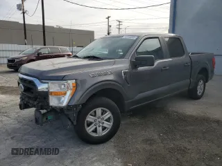 2021 Ford F-150 XL with VIN 1FTEW1CB4MKD56792, listed as a Copart auction lot 42255855 with 96,104 mi miles and Salvage Title. Bid and sale history available at carsss.com. Image 1.