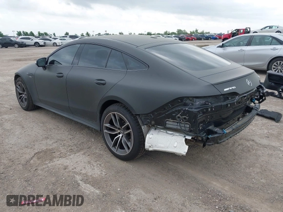 2021 Mercedes-Benz AMG GT 43 z VIN W1K7X5KB4MA035250, wystawiony jako IAAI lot #41871141 z przebiegiem 40 801 mil mil oraz . Historia ofert i sprzedaży dostępna na DreamBid. Obrazek 3.