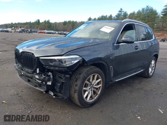2022 BMW X5 xDrive45e with VIN 5UXTA6C05N9K75681, listed as a IAAI auction lot 40954930 with 13,463 mi miles. Bid and sale history available at carsss.com. Image 20.