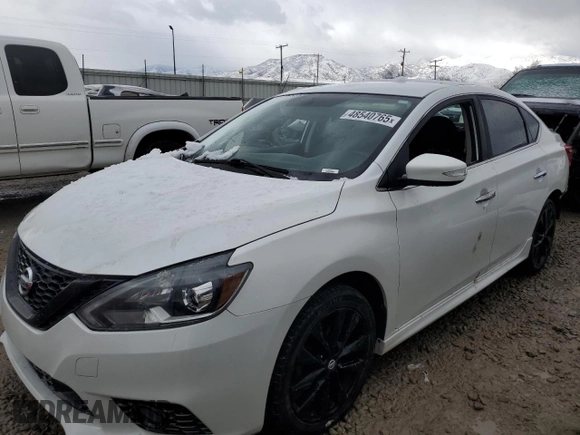 2018 Nissan Sentra S with VIN 3N1AB7AP3JY277514, listed as a Copart auction lot 48540765 with 124,143 mi miles and Salvage Title. Bid and sale history available at DreamBid. Image 1.