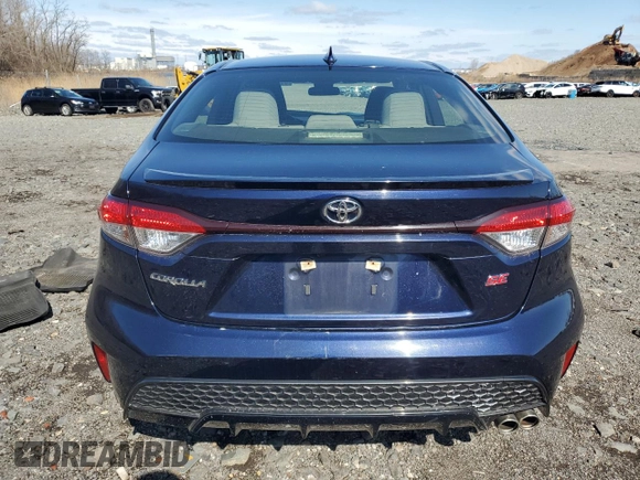 2020 Toyota Corolla SE with VIN JTDP4RCE4LJ034357, listed as a Copart auction lot 51273495 with 44,667 mi miles and Salvage Title. Bid and sale history available at carsss.com. Image 6.