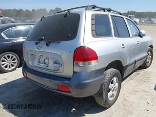 2005 Hyundai Santa Fe GLS with VIN KM8SC13D15U945622, listed as a IAAI auction lot 41722794 with 1 mi miles. Bid and sale history available at carsss.com. Image 4.