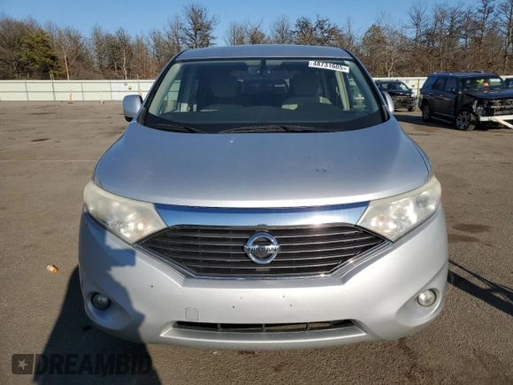 2014 Nissan Quest S with VIN JN8AE2KP8E9100270, listed as a Copart auction lot 48731605 with 205,624 mi miles and Salvage Title. Bid and sale history available at DreamBid. Image 5.