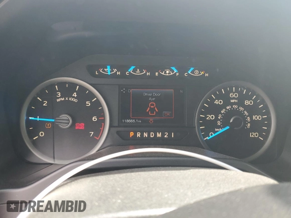 2017 Ford F-150 XL with VIN 1FTEW1EF5HFA56418, listed as a Copart auction lot 58428345 with 118,665 mi miles and Salvage title. Bid and sale history available at DreamBid. Image 9.