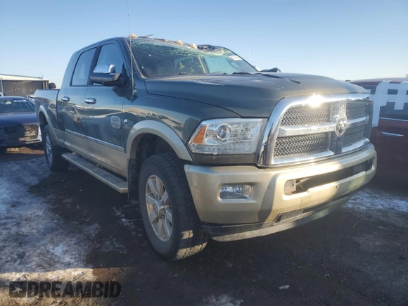 2015 Ram 2500 Longhorn with VIN 3C6UR5PL4FG587691, listed as a Copart auction lot 42305805 with 105,653 mi miles and Salvage title. Bid and sale history available at DreamBid. Image 4.