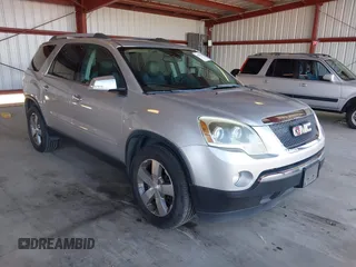 2011 GMC Acadia SLT1 with VIN 1GKKRRED5BJ358193, listed as a IAAI auction lot 41889390 with 164,010 mi miles. Bid and sale history available at carsss.com. Image 1.
