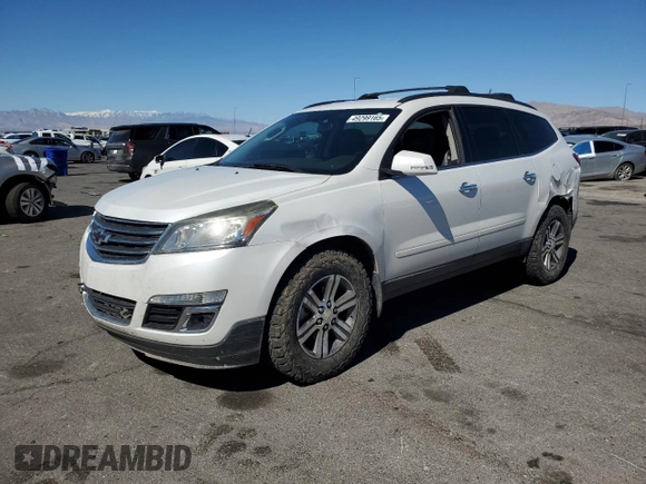 2017 Chevrolet Traverse LT with VIN 1GNKRGKD8HJ123761, listed as a Copart auction lot 49299165 with 321,537 mi miles and Salvage Title. Bid and sale history available at DreamBid. Image 1.