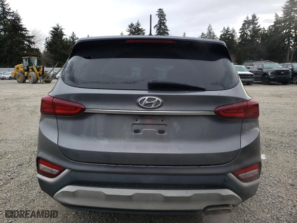 2019 Hyundai Santa Fe SE with VIN 5NMS23AD5KH077942, listed as a Copart auction lot 45246895 with 163,730 mi miles and Clean Title. Bid and sale history available at carsss.com. Image 6.