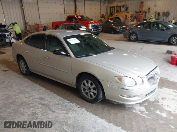 2009 Buick LaCrosse CXL with VIN 2G4WD582X91106342, listed as a IAAI auction lot 42140238 with 139,645 mi miles and . Bid and sale history available at DreamBid. Image 1.