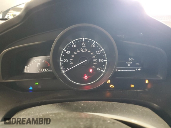 2018 Mazda 3 Touring with VIN 3MZBN1L37JM270277, listed as a Copart auction lot 55070135 with 24,392 mi miles and Salvage Title. Bid and sale history available at DreamBid. Image 9.