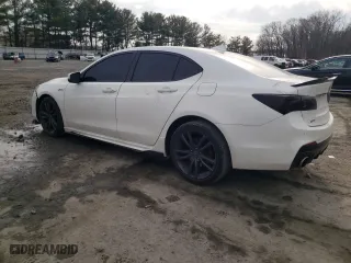 2018 Acura TLX w/A-SPEC Pkg with VIN 19UUB2F61JA009029, listed as a Copart auction lot 43001555 with 66,405 mi miles and Salvage Title. Bid and sale history available at carsss.com. Image 2.