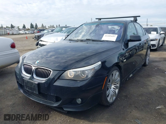 2008 BMW 5 Series 550i with VIN WBANW53508CT51457, listed as a IAAI auction lot 41103437 with 192,516 mi miles. Bid and sale history available at carsss.com. Image 19.