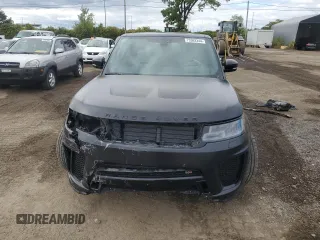 2020 Land Rover Range Rover Sport SVR with VIN SALWZ2RE2LA718179, listed as a Copart auction lot 73362244 with 78,055 mi miles and Salvage Title. Bid and sale history available at carsss.com. Image 5.