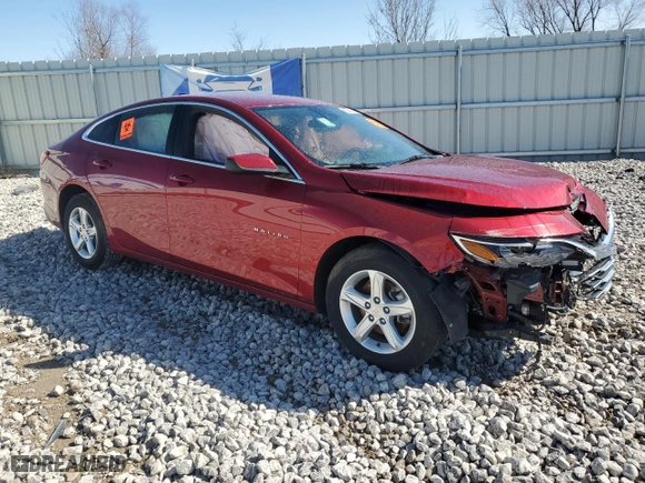 2024 Chevrolet Malibu LT with VIN 1G1ZD5ST8RF111270, listed as a Copart auction lot 51427855 with 0 mi miles and Non Repairable. Bid and sale history available at carsss.com. Image 4.