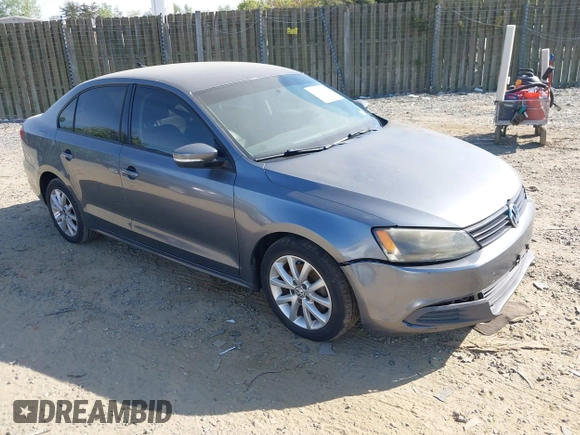 2012 Volkswagen Jetta Sedan SE w/Convenience PZEV with VIN 3VWDP7AJ4CM300149, listed as a IAAI auction lot 42116256 with 111,681 mi miles. Bid and sale history available at carsss.com. Image 1.