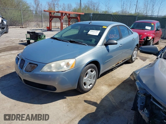 2008 Pontiac G6 1SV Value Leader with VIN 1G2ZF57BX84287219, listed as a IAAI auction lot 42045314 with 156,760 mi miles. Bid and sale history available at carsss.com. Image 2.