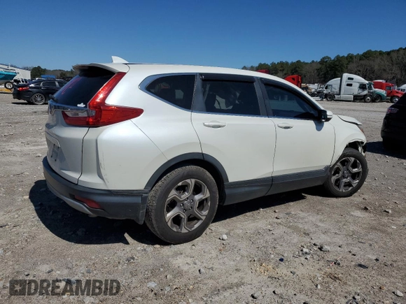 2017 Honda CR-V EX-L with VIN 2HKRW1H89HH517429, listed as a Copart auction lot 48482175 with Not Provided miles and Salvage Title. Bid and sale history available at carsss.com. Image 3.