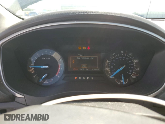 2016 Ford Fusion SE with VIN 3FA6P0H71GR183979, listed as a Copart auction lot 52794815 with 191,466 mi miles and Salvage Title. Bid and sale history available at carsss.com. Image 9.