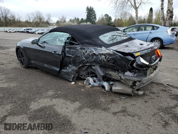 2017 Ford Mustang EcoBoost Premium with VIN 1FATP8UH5H5320314, listed as a Copart auction lot 50905655 with 75,149 mi miles and Salvage title. Bid and sale history available at DreamBid. Image 2.