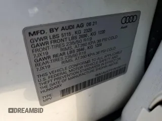 2022 Audi Q3 Premium with VIN WA1AUCF31N1001715, listed as a Copart auction lot 51365625 with 27,666 mi miles and Non repairable. Bid and sale history available at DreamBid. Image 15.