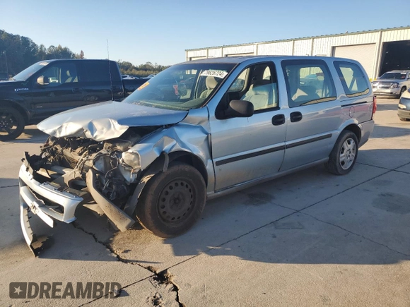 2007 Chevrolet Uplander LS Fleet with VIN 1GNDV23W47D199868, listed as a Copart auction lot 79626724 with 196,297 mi miles and Salvage Title. Bid and sale history available at carsss.com. Image 1.