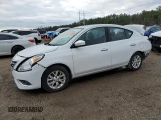 2018 Nissan Versa Sedan SV with VIN 3N1CN7AP2JL850660, listed as a Copart auction lot 46192365 with 113,391 mi miles and Salvage Title. Bid and sale history available at carsss.com. Image 1.