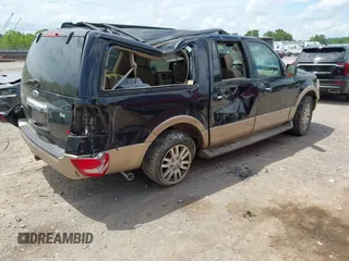 2011 Ford Expedition Max XLT with VIN 1FMJK1J56BEF40744, listed as a IAAI auction lot 42448777 with 186,531 mi miles and . Bid and sale history available at DreamBid. Image 4.