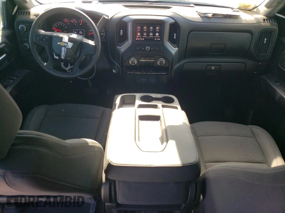 2024 Chevrolet Silverado 1500 Custom with VIN 1GCPDBEK1RZ116972, listed as a Copart auction lot 81566254 with 2,841 mi miles and Salvage Title. Bid and sale history available at DreamBid. Image 8.