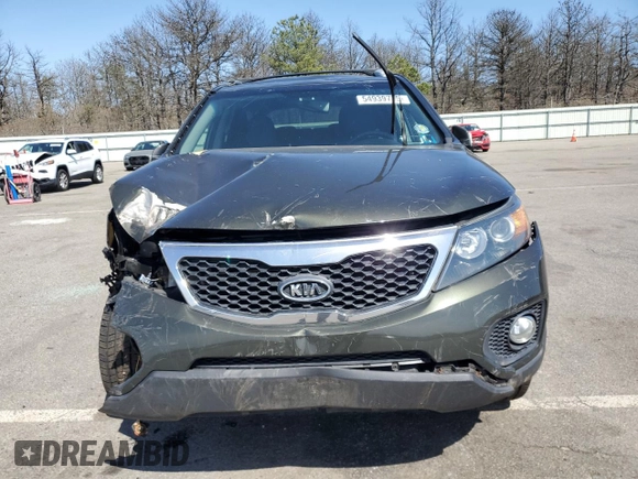 2012 Kia Sorento LX with VIN 5XYKT4A25CG300607, listed as a Copart auction lot 54939775 with 183,995 mi miles and Salvage Title. Bid and sale history available at carsss.com. Image 5.