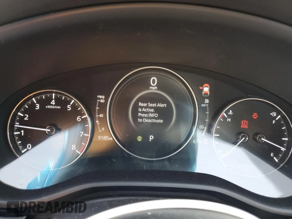 2024 Mazda CX-30 S Carbon Edition with VIN 3MVDMBCM0RM641898, listed as a Copart auction lot 57712225 with 9,185 mi miles and Salvage title. Bid and sale history available at DreamBid. Image 9.