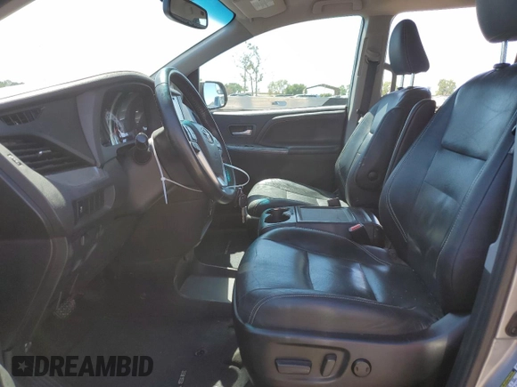 2015 Toyota Sienna SE with VIN 5TDXK3DC7FS546041, listed as a Copart auction lot 53992165 with 106,259 mi miles and Salvage Title. Bid and sale history available at carsss.com. Image 7.