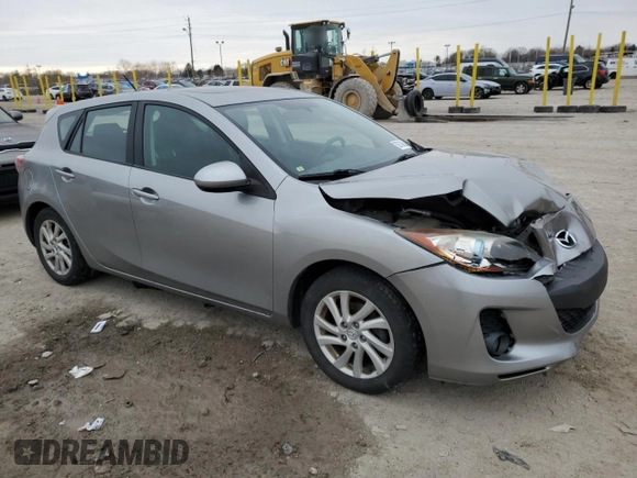 2012 Mazda 3 i Grand Touring with VIN JM1BL1M72C1629254, listed as a Copart auction lot 50743645 with 115,752 mi miles and Salvage Title. Bid and sale history available at DreamBid. Image 4.