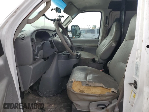 2008 Ford Econoline Cargo Commercial with VIN 1FTNE24W58DA77159, listed as a Copart auction lot 49174895 with Not Provided miles and Salvage Title. Bid and sale history available at DreamBid. Image 7.