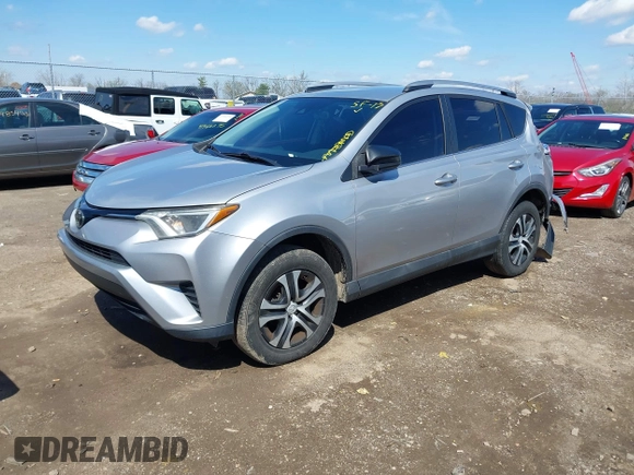 2017 Toyota RAV4 LE with VIN 2T3BFREVXHW546618, listed as a IAAI auction lot 42015842 with 116,888 mi miles and . Bid and sale history available at carsss.com. Image 17.