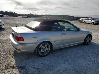 2004 BMW 3 Series 330Ci with VIN WBABW53474PL40064, listed as a Copart auction lot 54555755 with 122,820 mi miles and Salvage title. Bid and sale history available at DreamBid. Image 3.