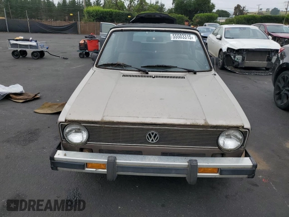 1984 Volkswagen Rabbit z VIN WVWCA0152EK015292, wystawiony jako Copart lot #55503315 z przebiegiem 216 970 mil mil oraz Tytuł czysty. Historia ofert i sprzedaży dostępna na DreamBid. Obrazek 5.