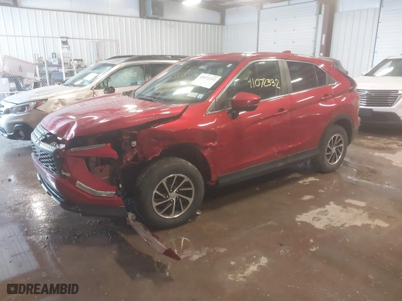 2023 Mitsubishi Eclipse Cross ES with VIN JA4ATUAA2PZ028621, listed as a IAAI auction lot 41072332 with 124,807 mi miles. Bid and sale history available at carsss.com. Image 17.