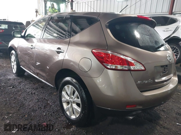 2012 Nissan Murano SV with VIN JN8AZ1MW9CW229619, listed as a IAAI auction lot 41943400 with 124,198 mi miles and . Bid and sale history available at carsss.com. Image 3.