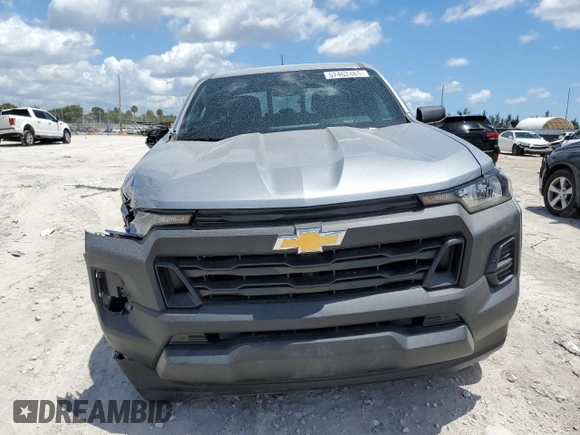 2024 Chevrolet Colorado 2WD Work Truck with VIN 1GCGSBEC4R1183241, listed as a Copart auction lot 57462484 with Not provided miles and Salvage title. Bid and sale history available at DreamBid. Image 5.