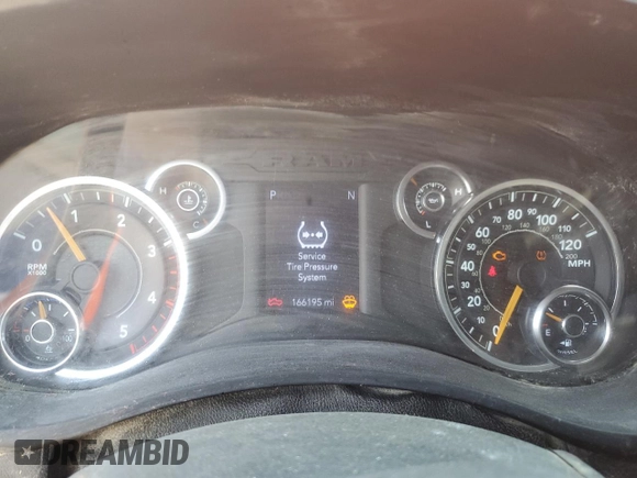 2021 Ram 2500 with VIN 3C6MR4AL2MG627234, listed as a Copart auction lot 53524525 with 166,195 mi miles and Salvage title. Bid and sale history available at DreamBid. Image 9.