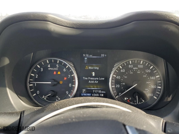 2021 Infiniti Q50 3.0t PURE with VIN JN1EV7AR2MM750398, listed as a Copart auction lot 43708505 with NaN miles and Salvage Title. Bid and sale history available at carsss.com. Image 9.