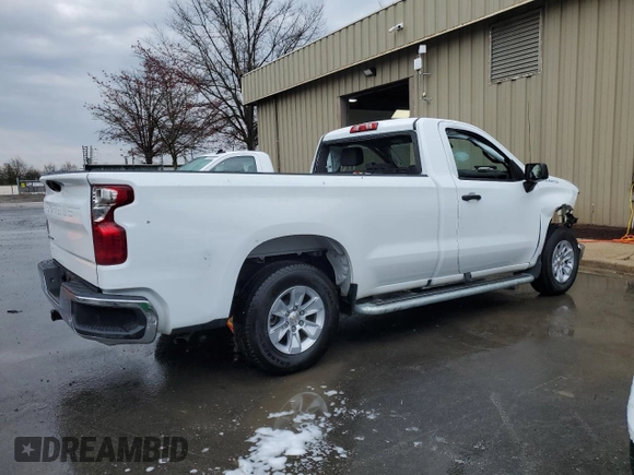 2024 Chevrolet Silverado 1500 Work Truck with VIN 3GCNAAED0RG307214, listed as a Copart auction lot 50008655 with 10,253 mi miles and Clean Title. Bid and sale history available at carsss.com. Image 3.