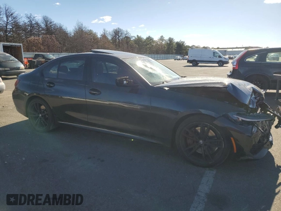 2022 BMW 3 Series M340i xDrive with VIN 3MW5U9J07N8C39262, listed as a Copart auction lot 80432904 with 36,104 mi miles and Non Repairable. Bid and sale history available at carsss.com. Image 4.