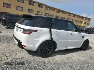 2021 Land Rover Range Rover Sport HST z VIN SALWS2RU4MA755425, wystawiony jako Copart lot #59090315 z przebiegiem 50 234 mil mil oraz Nie do naprawy • Non repairable. Historia ofert i sprzedaży dostępna na DreamBid. Obrazek 3.