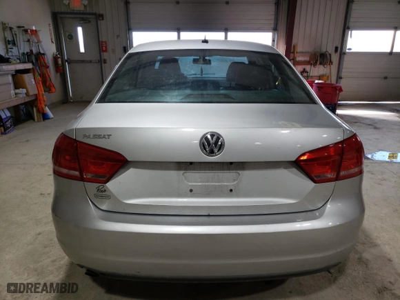 2012 Volkswagen Passat S w/Appearance with VIN 1VWAH7A38CC048859, listed as a Copart auction lot 44483485 with 182,959 mi miles and Salvage Title. Bid and sale history available at carsss.com. Image 6.