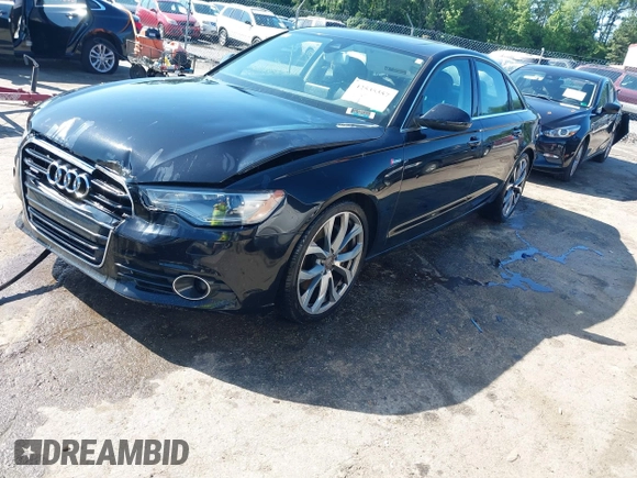 2013 Audi A6 Premium Plus with VIN WAUGGAFC7DN155006, listed as a IAAI auction lot 42535357 with 163,235 mi miles and . Bid and sale history available at DreamBid. Image 2.